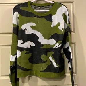 Shein Camo Sweater